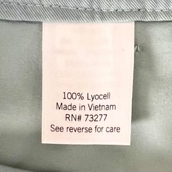 Croft & Barrow Womens Tapered Mid Rise Pants Size 16 Zapata Blue Relaxed Fit NWT - Picture 6 of 16